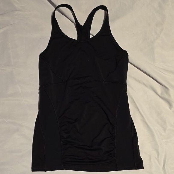 Athleta Black Racerback Tank Top XS - Picture 1 of 3